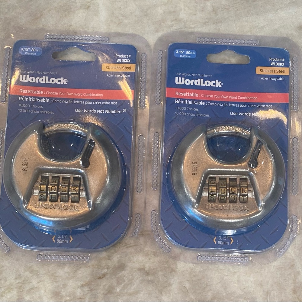 2 NEW Wordlock